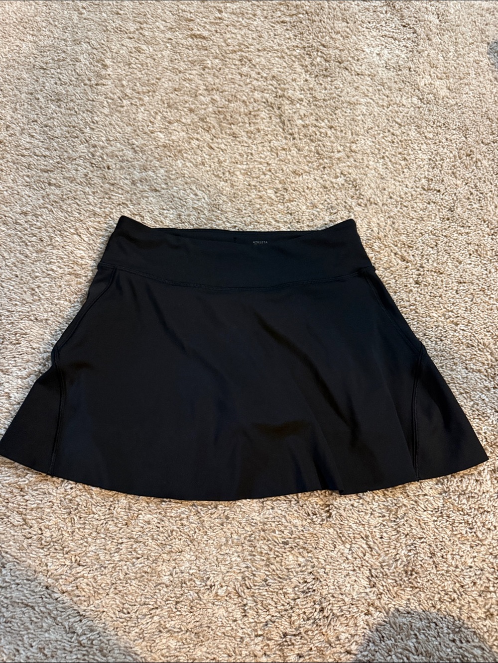 Athleta Black Athletic Skater Skirt
